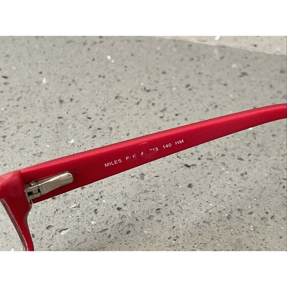 OFFSIDES BRAND Miles Black Red 15-140 Eyeglass Frames ONLY Full rim rectangle - Picture 4 of 10
